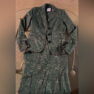 Moschino Cheap and Chic Tweed Dress Suit